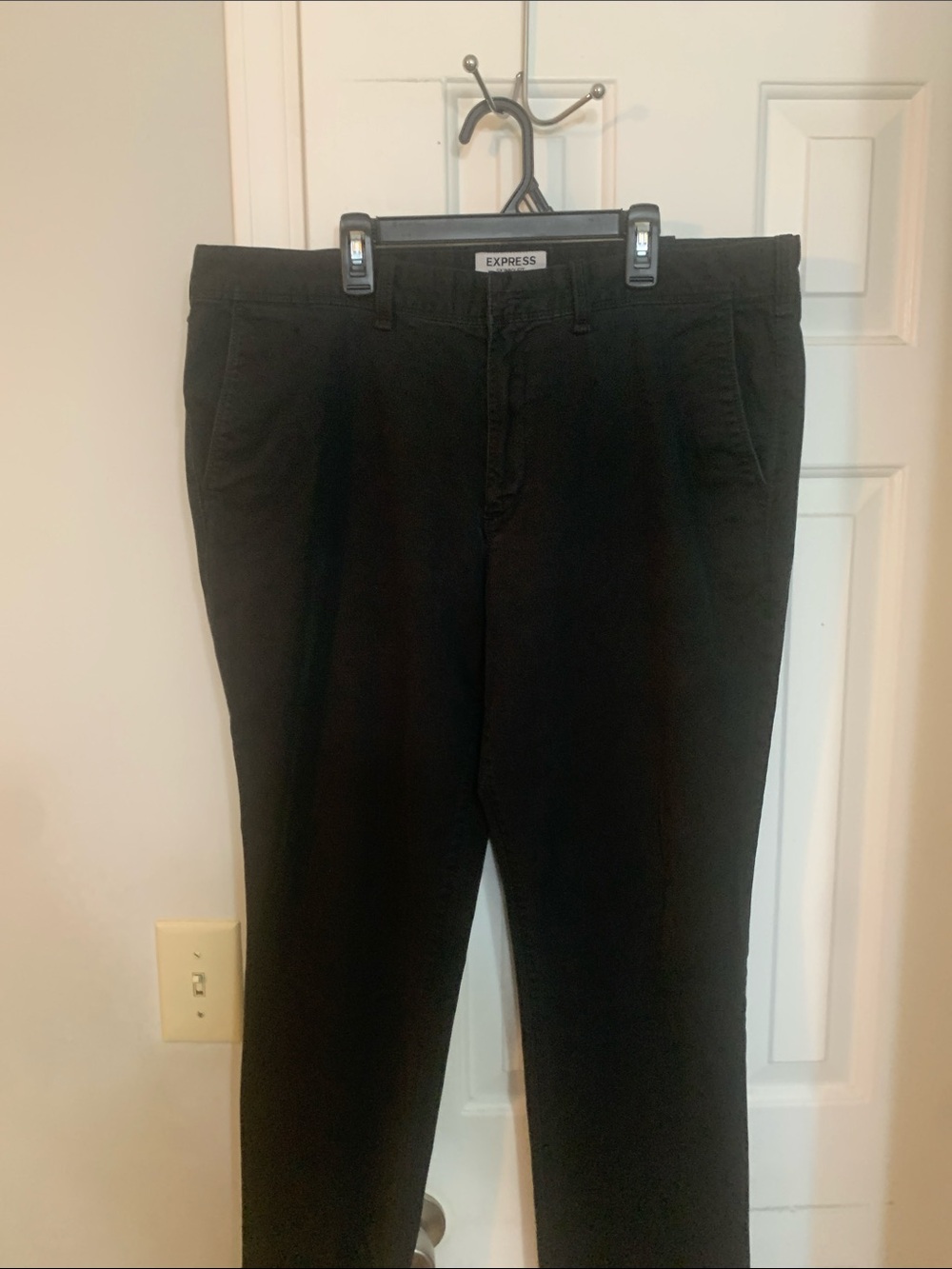 Express Black Skinny Fit Khali Pants 36 X 32